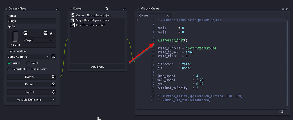 This is the platformer_init script